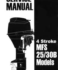 SERVICE MANUAL – TOHATSU- 8/9.8B 4STR